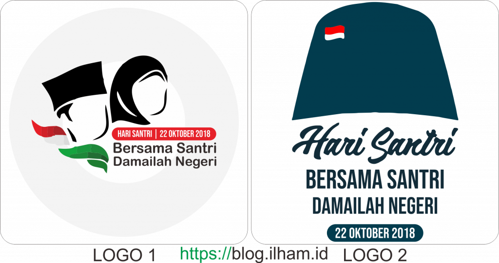 Logo Resmi Hari Santri Nasional 2018 – ilham.id